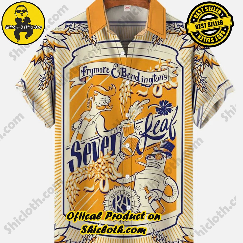 Shicloth Short Sleeve Shirts: The Perfect Way to Stay Cool and Comfortable on Your Beach Vacation 102 Yellow Retro Poster Premium Wheat Beer Printing Short Sleeve Shirt