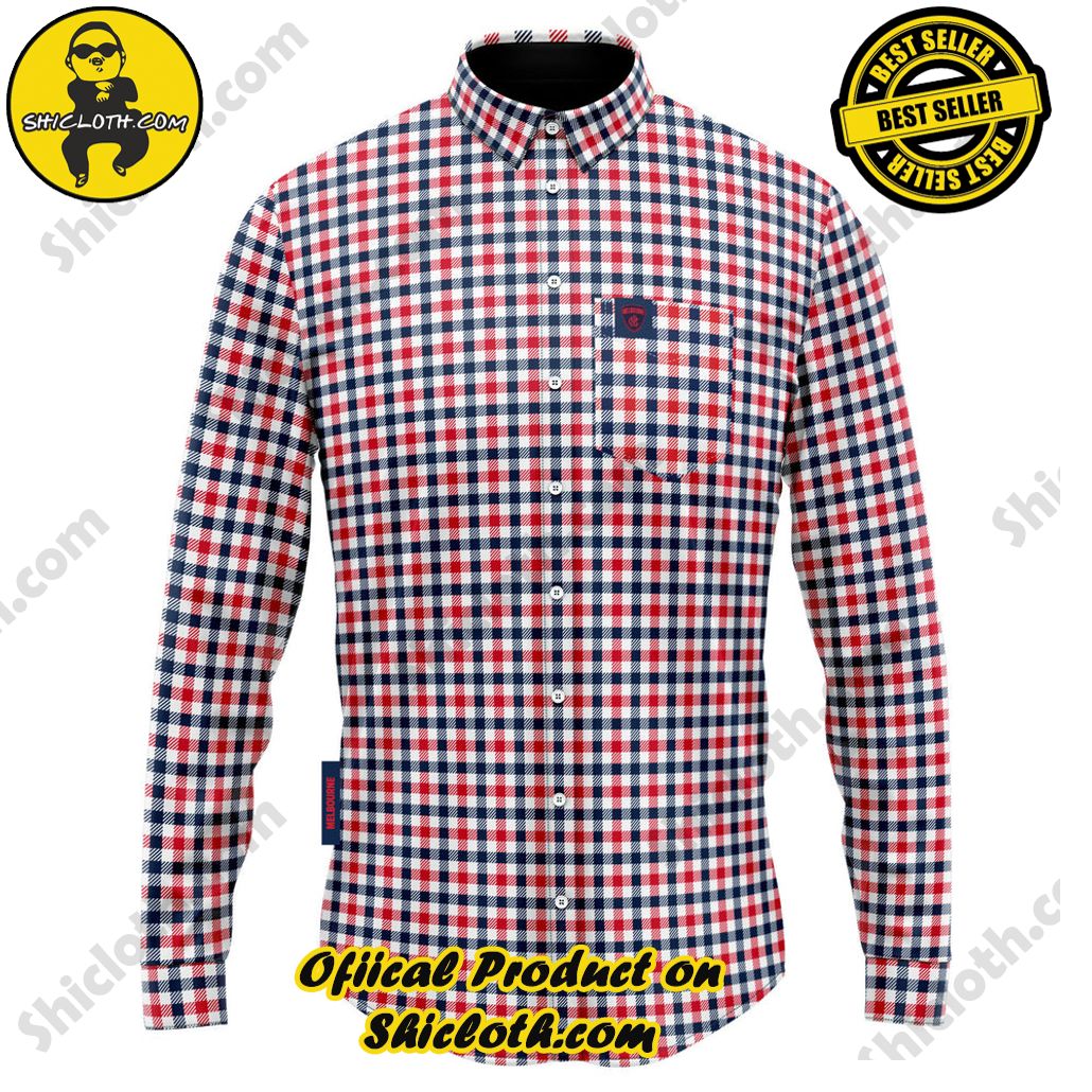 AFL Melbourne Demons Dawson Dress Shirt