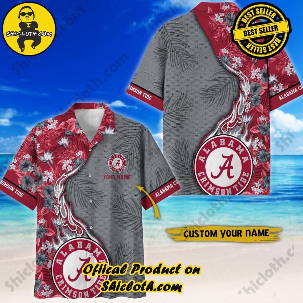 Alabama Crimson Tide | NCAA1 Flower Hawaii Shirt For Fans, Summer Football Shirts