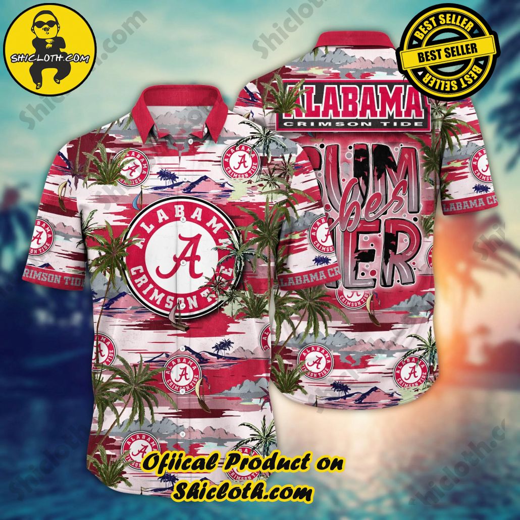 Alabama Crimson Tide Hawaiian Shirt Custom