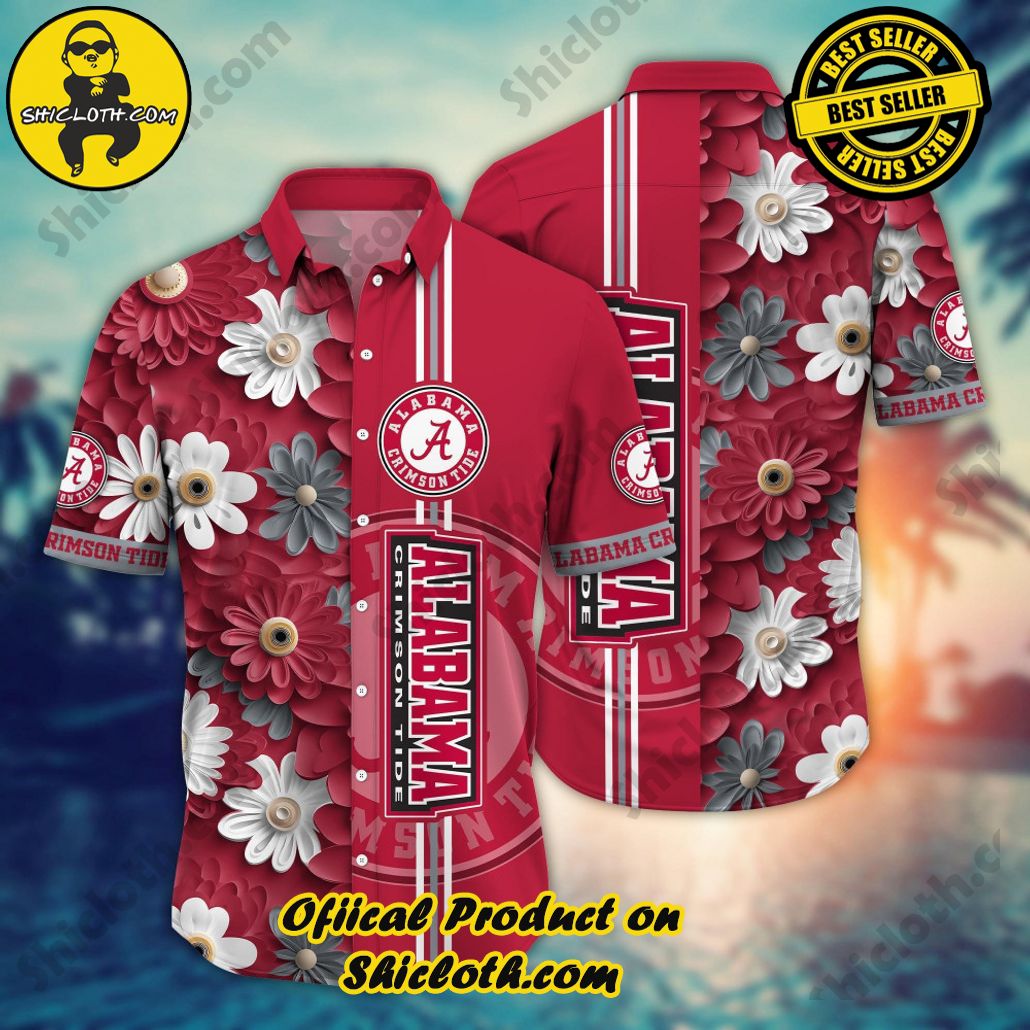 Alabama Crimson Tide NCAA1 Hawaiian Shirt Trending Summer. Gift For Fan