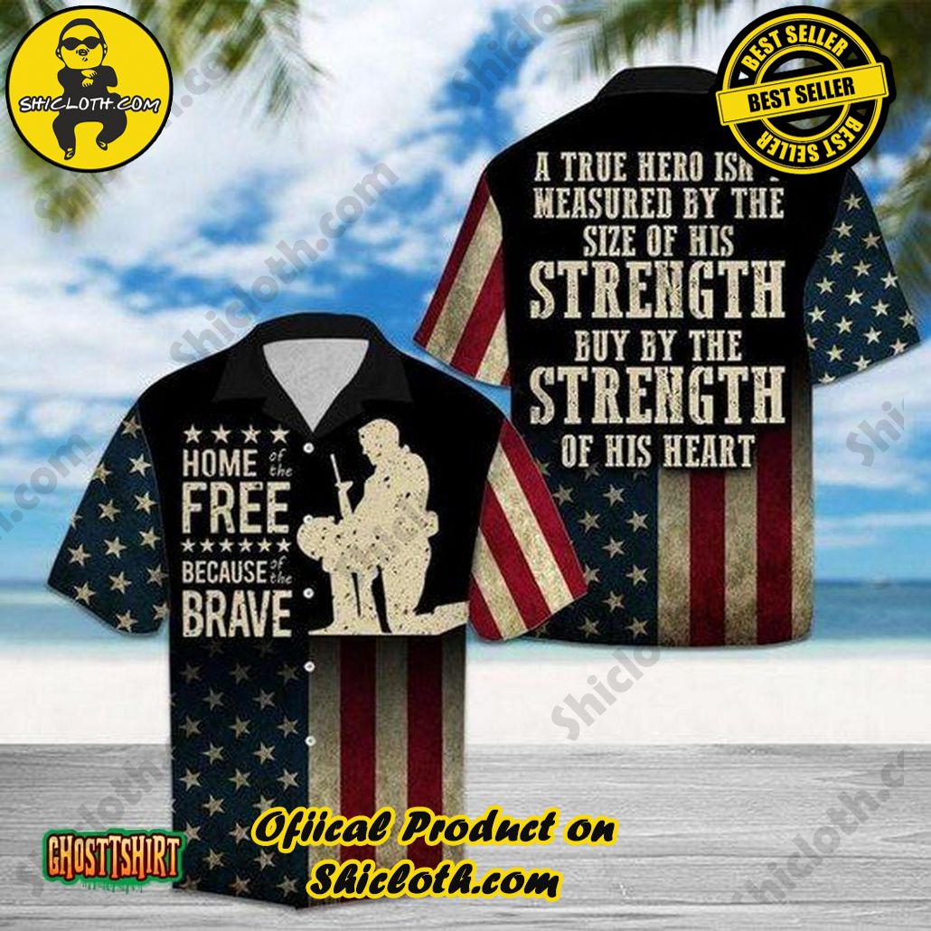 Amazing Veterans Black Aloha Hawaiian Shirt Beach Short