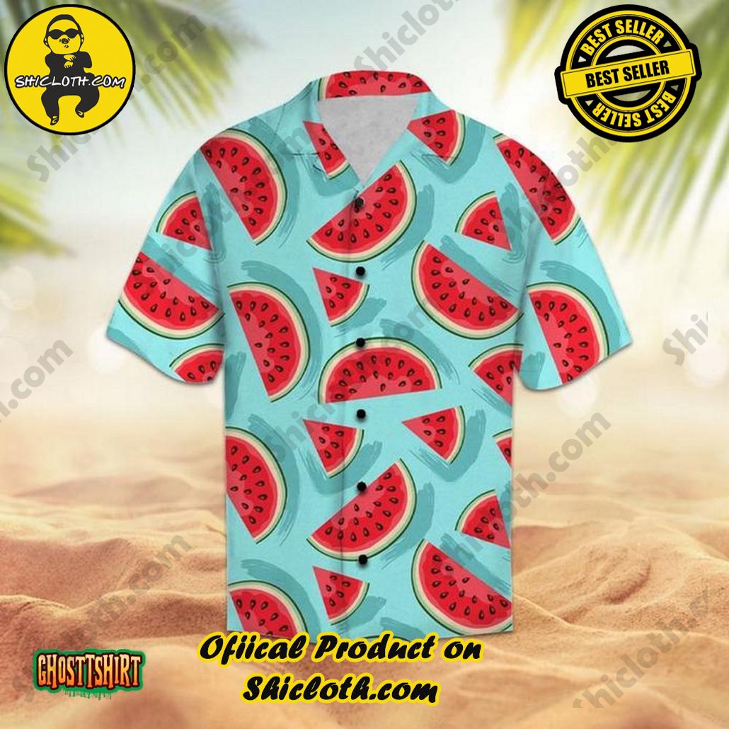 Amazing Watermelon Aloha Hawaiian Shirt Beach Short