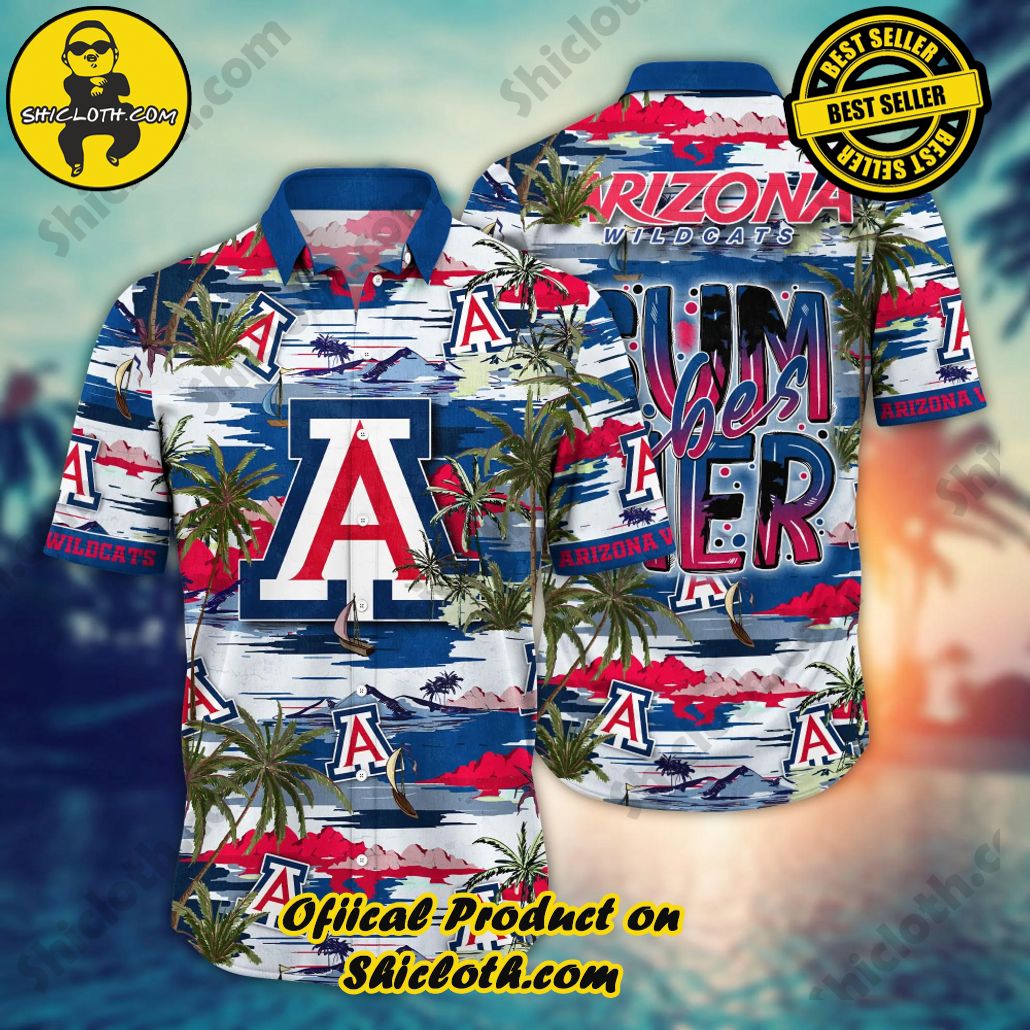 Arizona Wildcats | NCAA3 Flower Hawaii Shirt For Fans, Summer Football Shirts