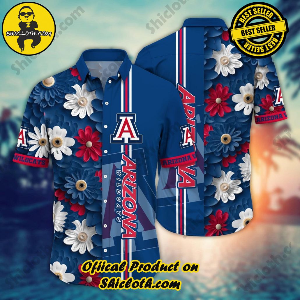 Arizona Wildcats NCAA3 Hawaiian Shirt Trending Summer. Gift For Fan