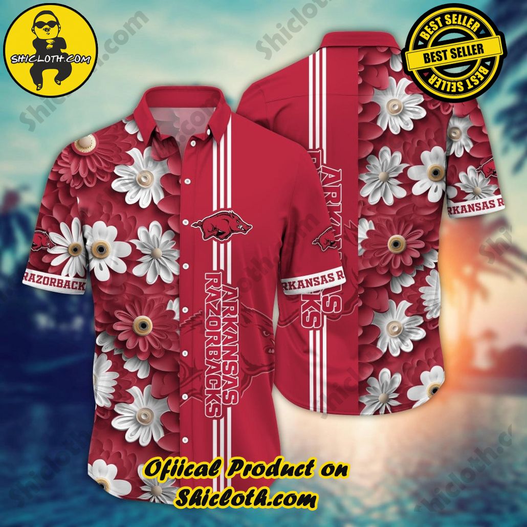 Arkansas Razorbacks NCAA2 Hawaiian Shirt Trending Summer. Gift For Fan