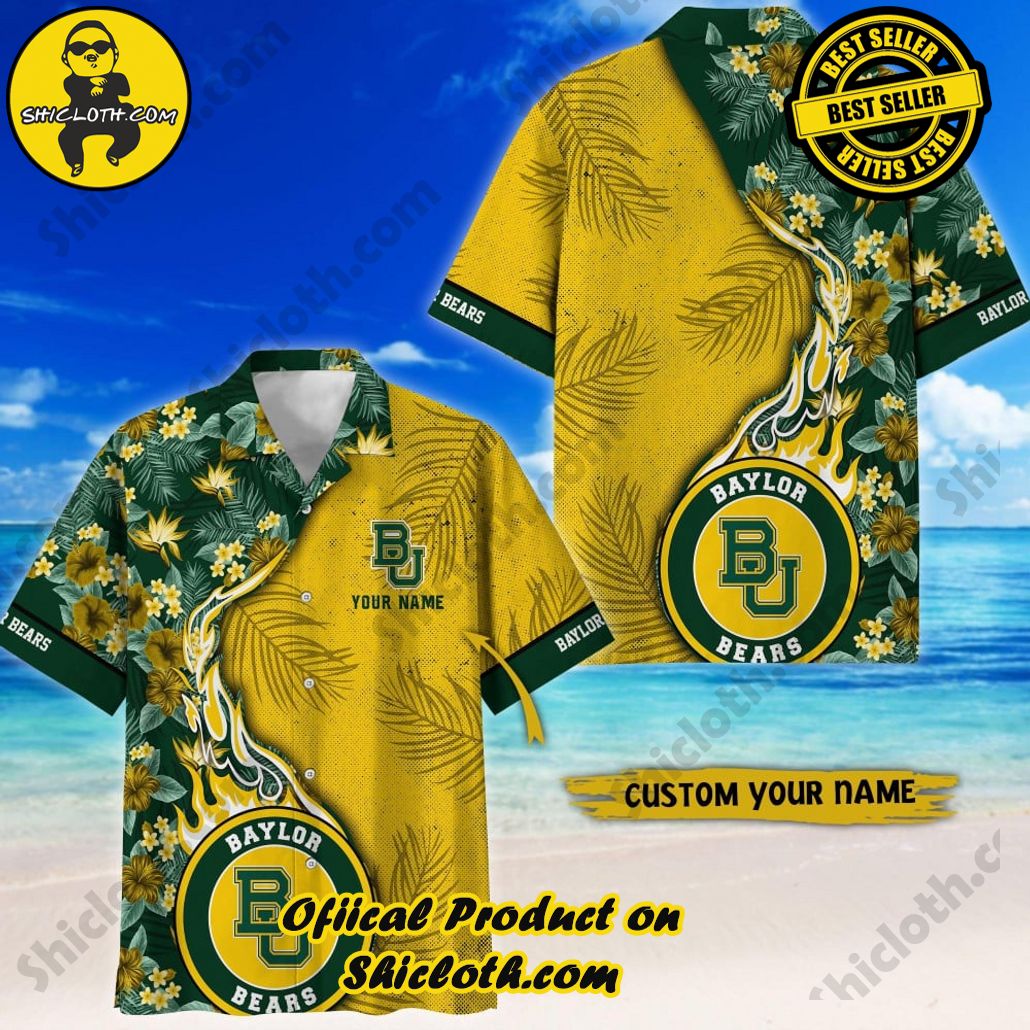 Baylor Bears | NCAA2 Flower Hawaii Shirt For Fans, Summer Football Shirts