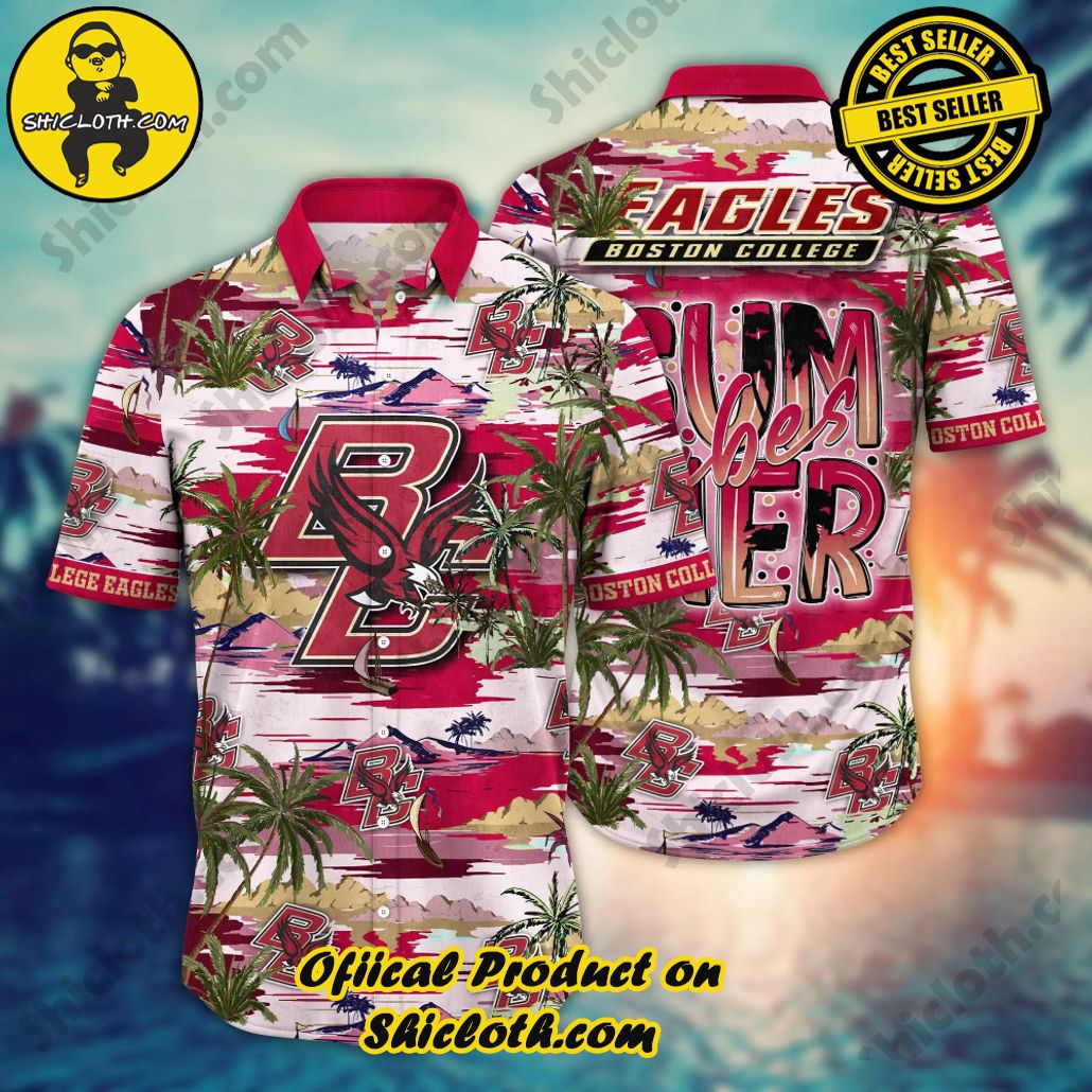 Boston College Eagles Hawaiian Shirt Custom