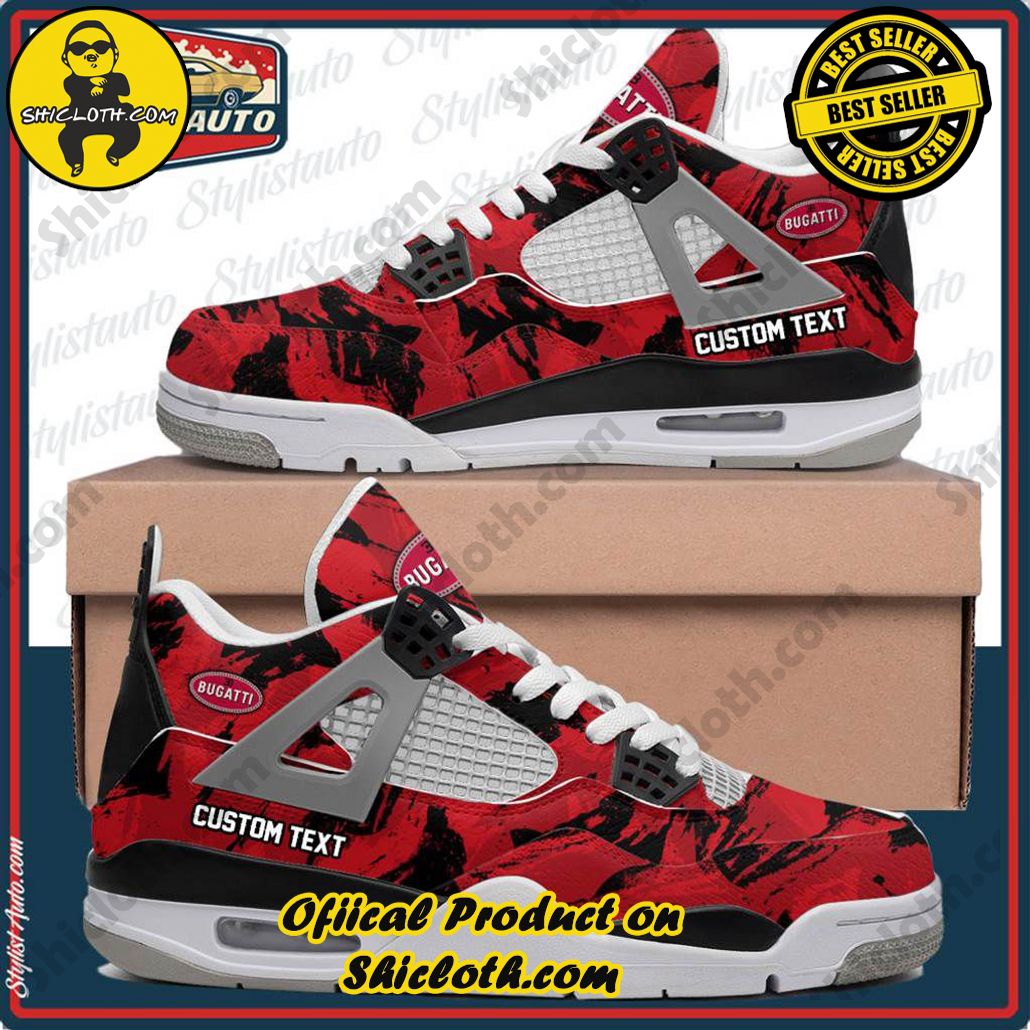 Bugatti Air Jordan 4 Sneakers, Car Shoes