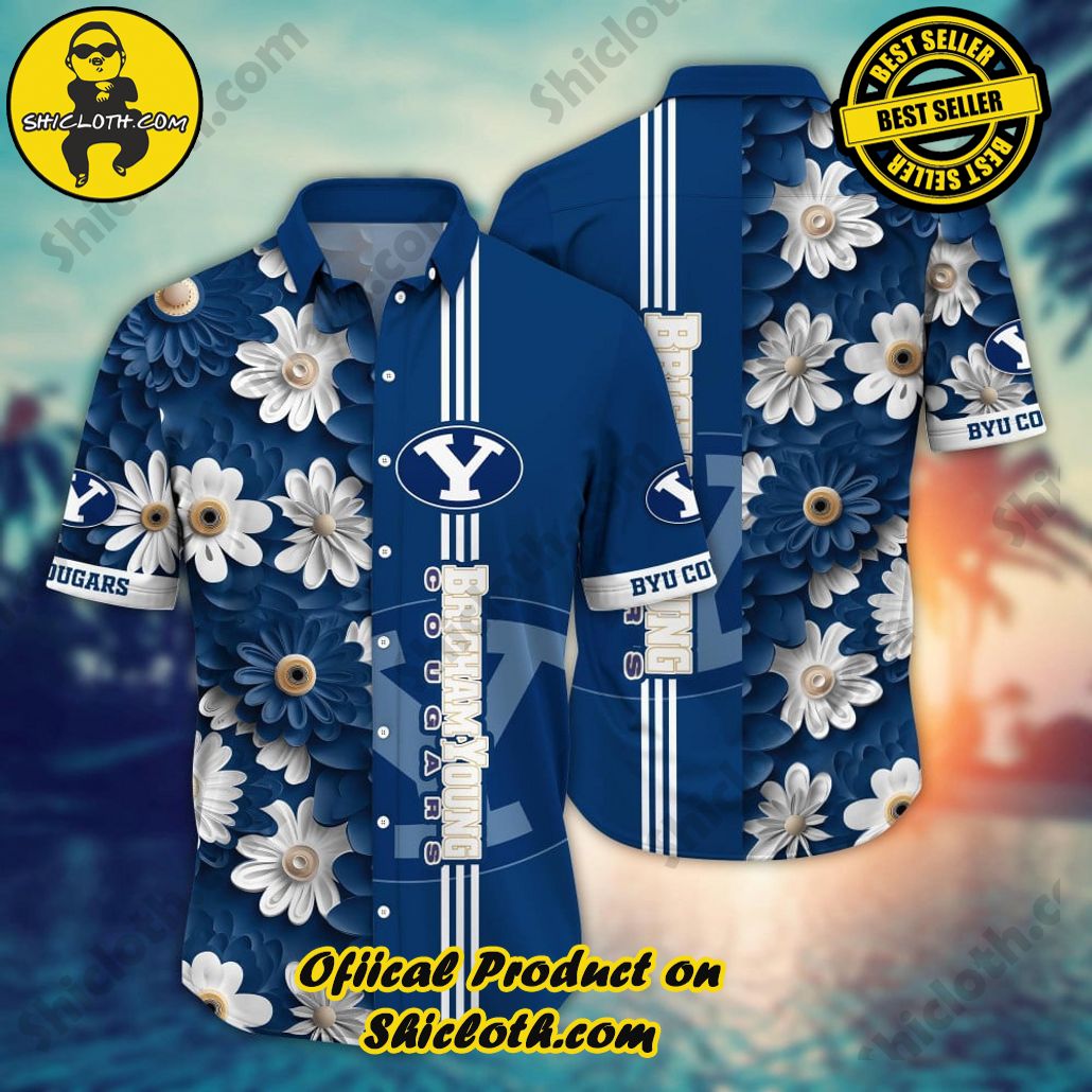 BYU Cougars NCAA3 Hawaiian Shirt Trending Summer. Gift For Fan