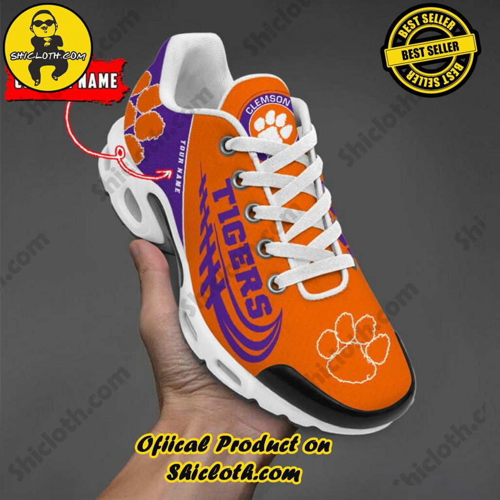Clemson Tigers Custom Name Nike TN Shoes
