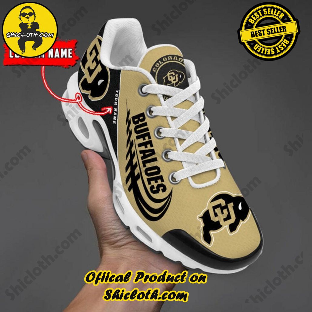 Colorado Buffaloes Custom Name Nike TN Shoes