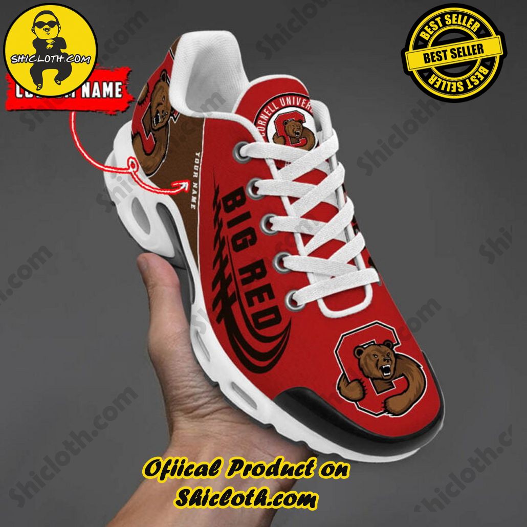 Cornell Big Red Custom Name Nike TN Shoes