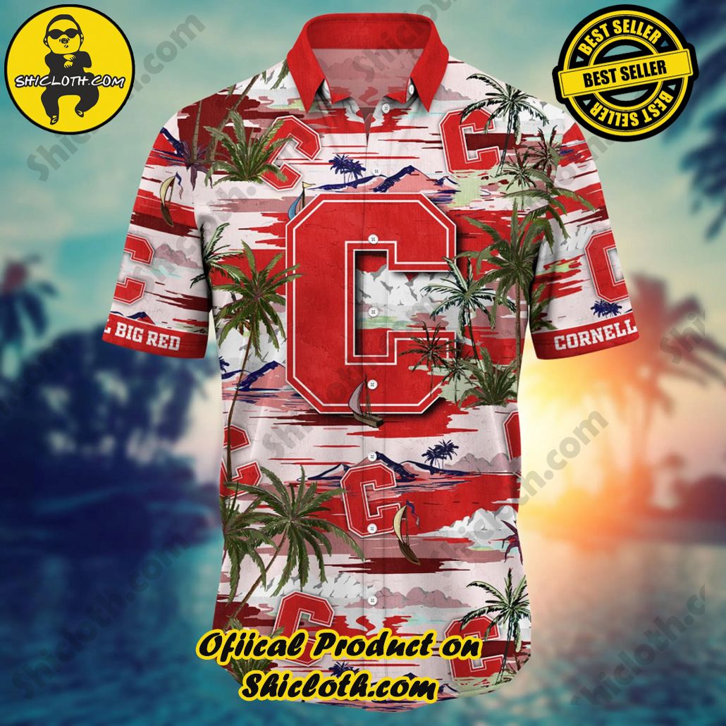Cornell Big Red Hawaiian Shirt Custom 2 Cornell Big Red Hawaiian Shirt Custom - Image 2