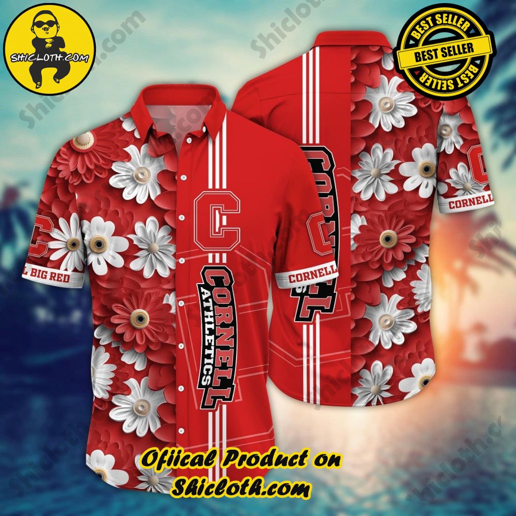 Cornell Big Red NCAA3 Hawaiian Shirt Trending Summer. Gift For Fan