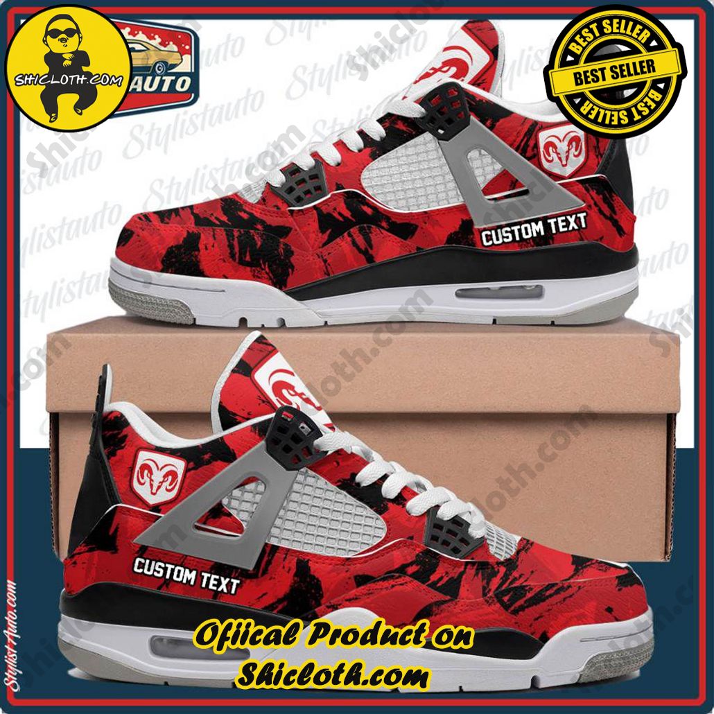 Dodge Air Jordan 4 Sneakers, Car Shoes