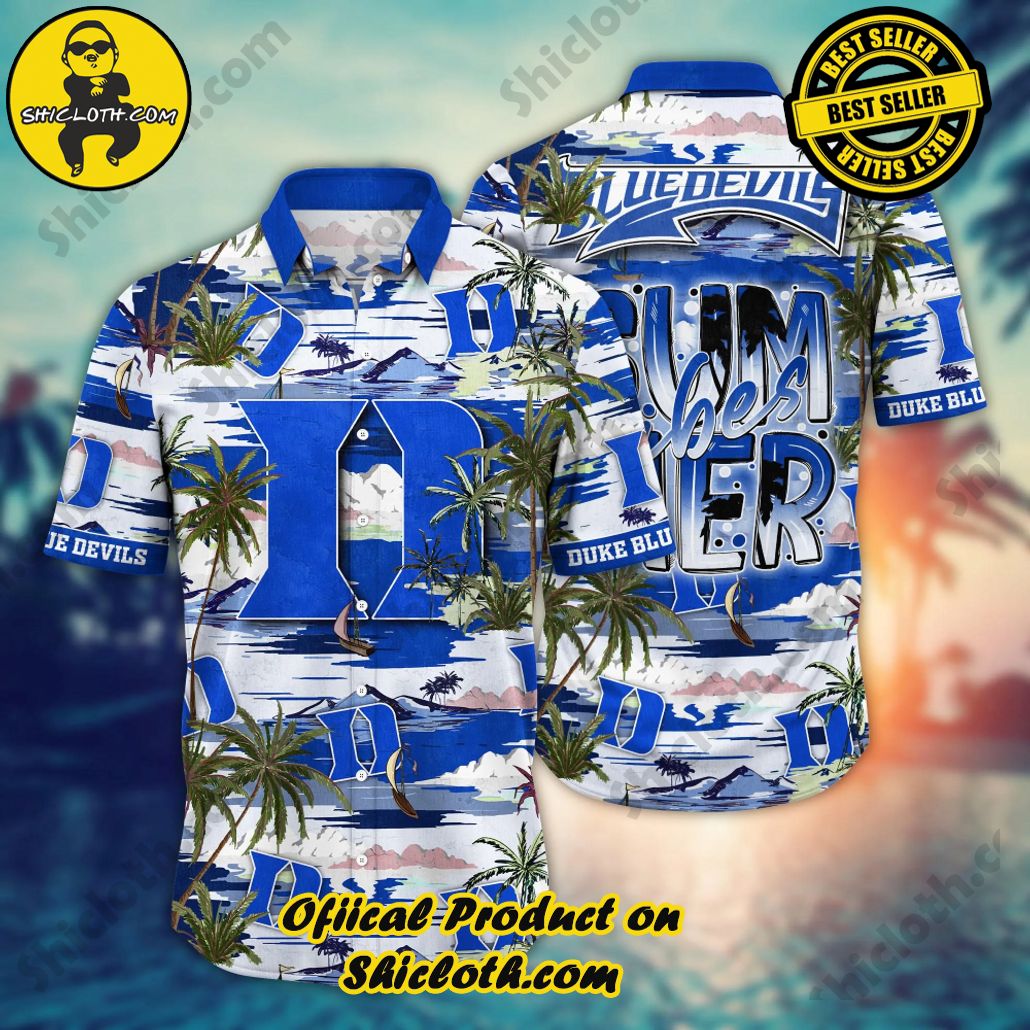 Duke Blue Devils Hawaiian Shirt Custom