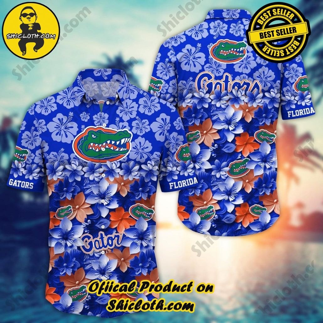 Florida Gators NCAA2 Flower Hawaii Shirt And Tshirt For Fans, Summer Football Shirts