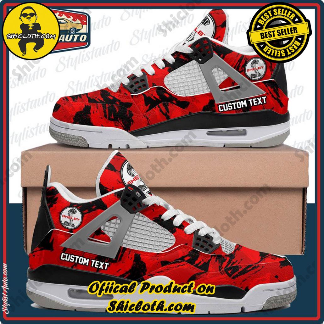 Ford Shelby Air Jordan 4 Sneakers, Car Shoes