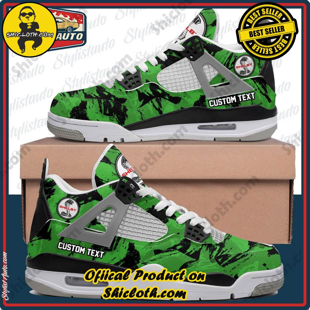 Ford Shelby Cobra Air Jordan 4 Sneakers, Car Shoes