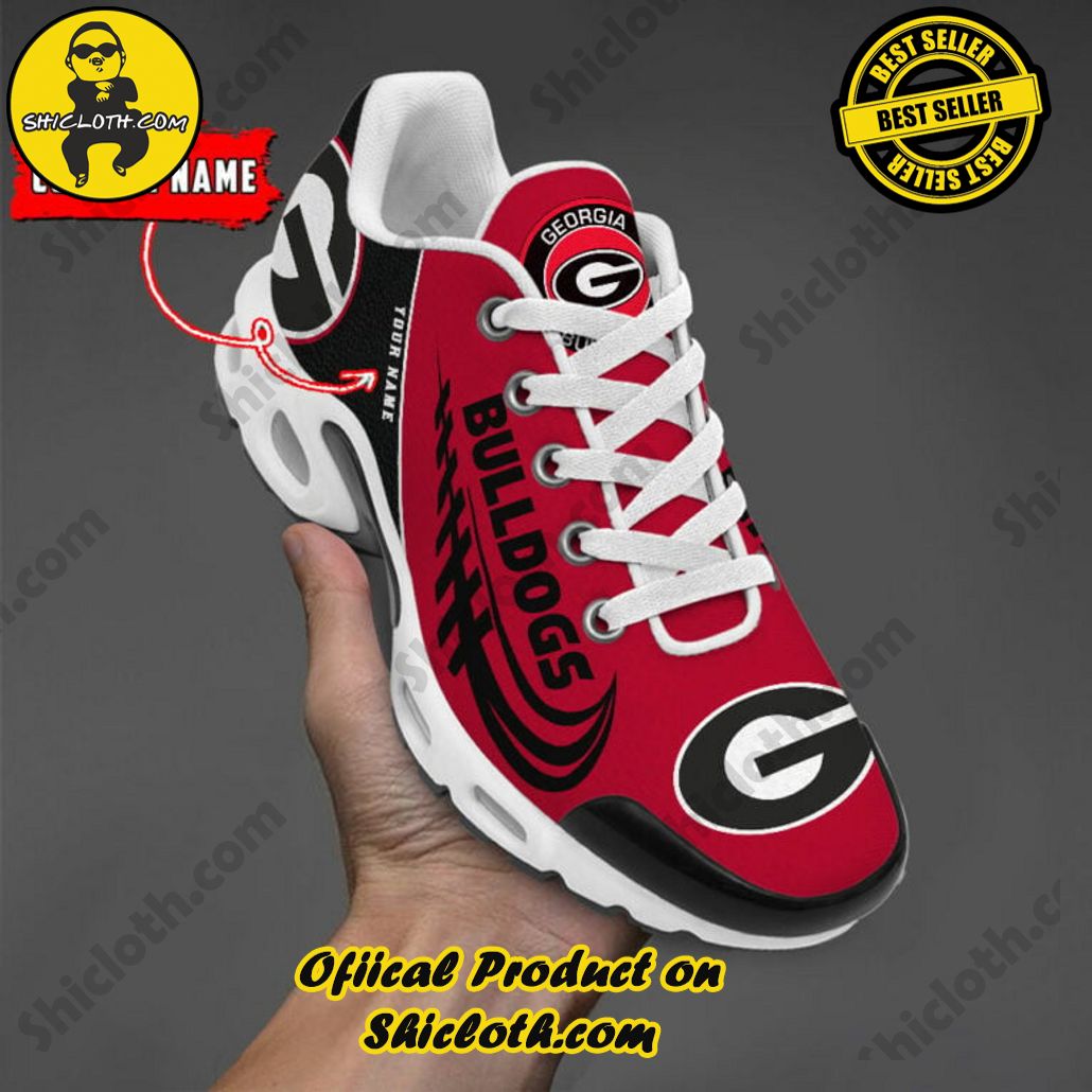 Georgia Bulldogs Custom Name Nike TN Shoes