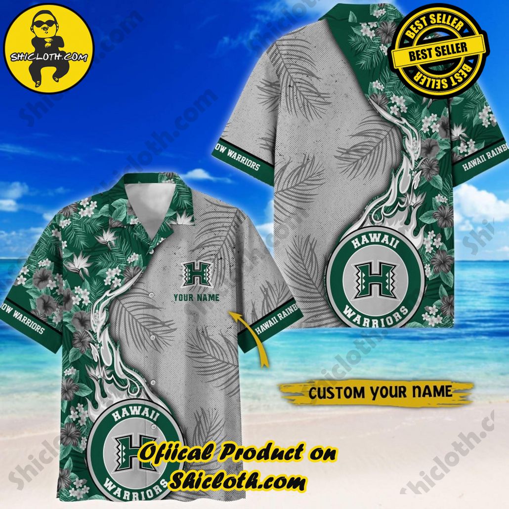Hawaii Rainbow Warriors | NCAA3 Flower Hawaii Shirt For Fans, Summer Football Shirts