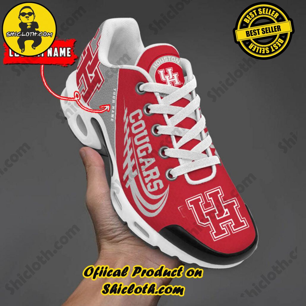 Houston Cougars Custom Name Nike TN Shoes