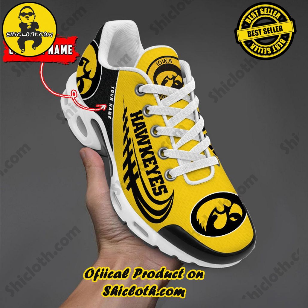 Iowa Hawkeyes Custom Name Nike TN Shoes