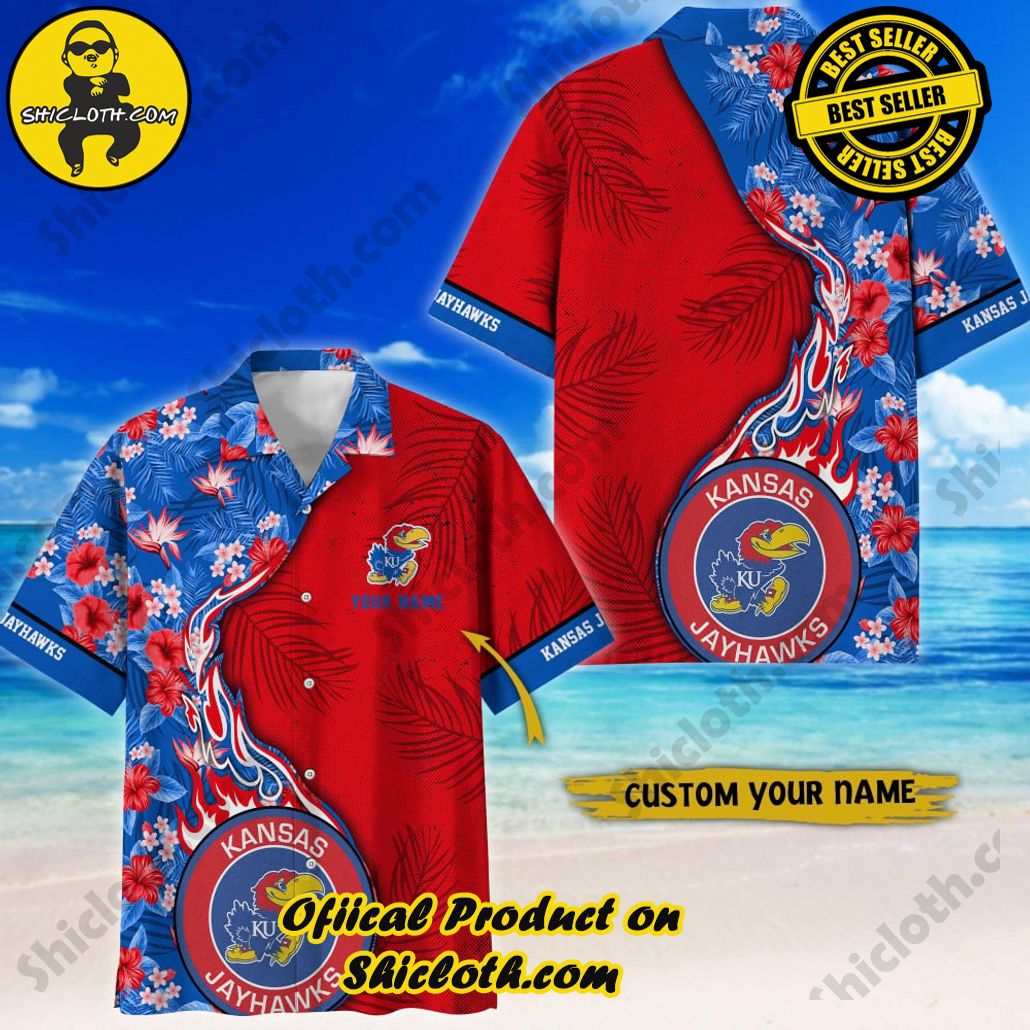 Kansas Jayhawks | NCAA2 Flower Hawaii Shirt For Fans, Summer Football Shirts