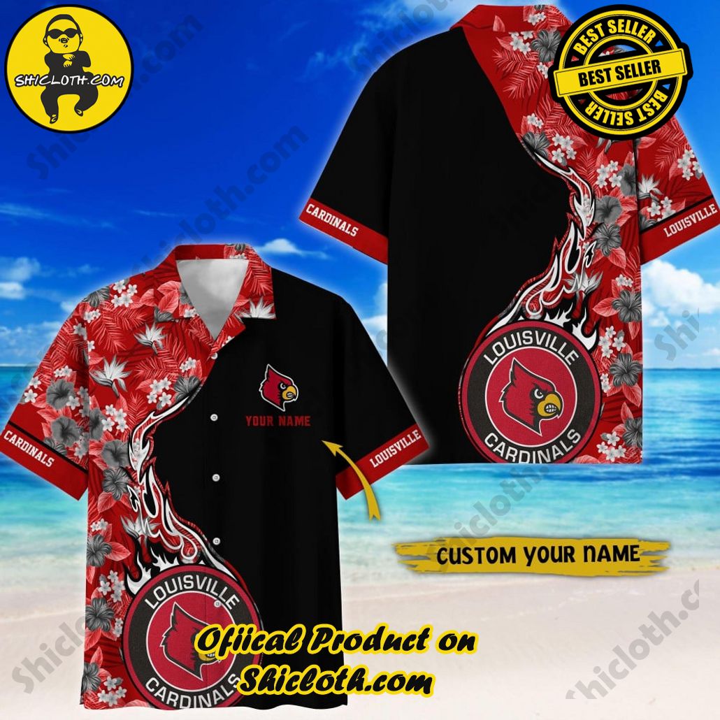 Louisville Cardinals | NCAA2 Flower Hawaii Shirt For Fans, Summer Football Shirts