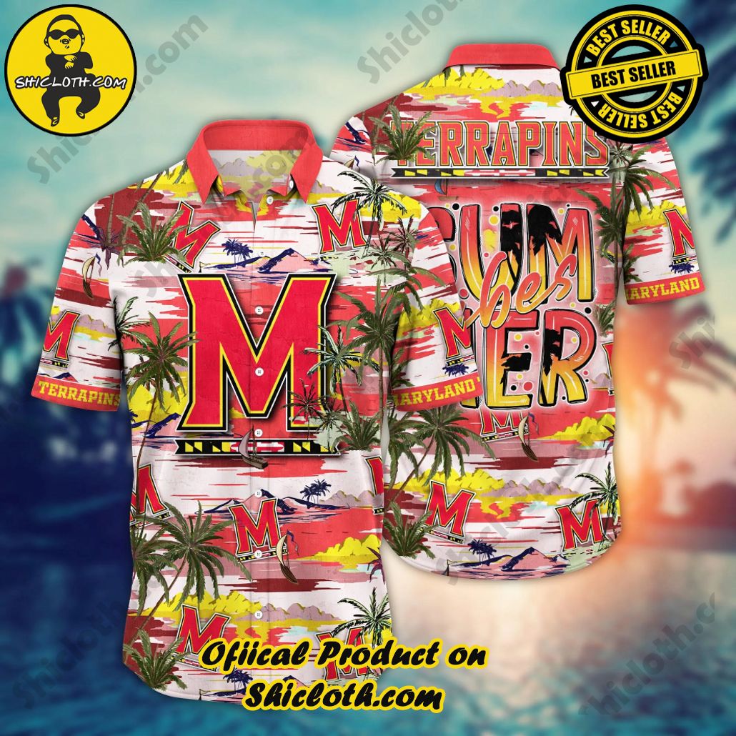 Maryland Terrapins Hawaiian Shirt Custom