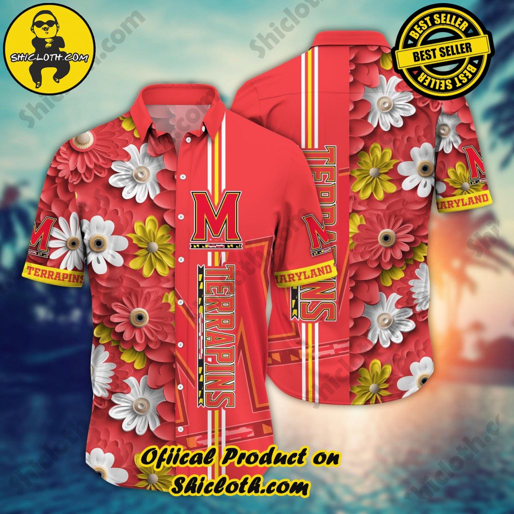 Maryland Terrapins NCAA3 Hawaiian Shirt Trending Summer. Gift For Fan
