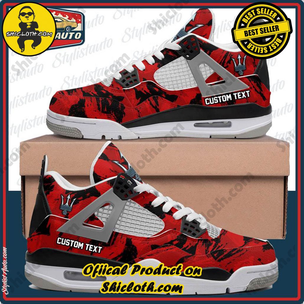 Maserati Air Jordan 4 Sneakers, Car Shoes