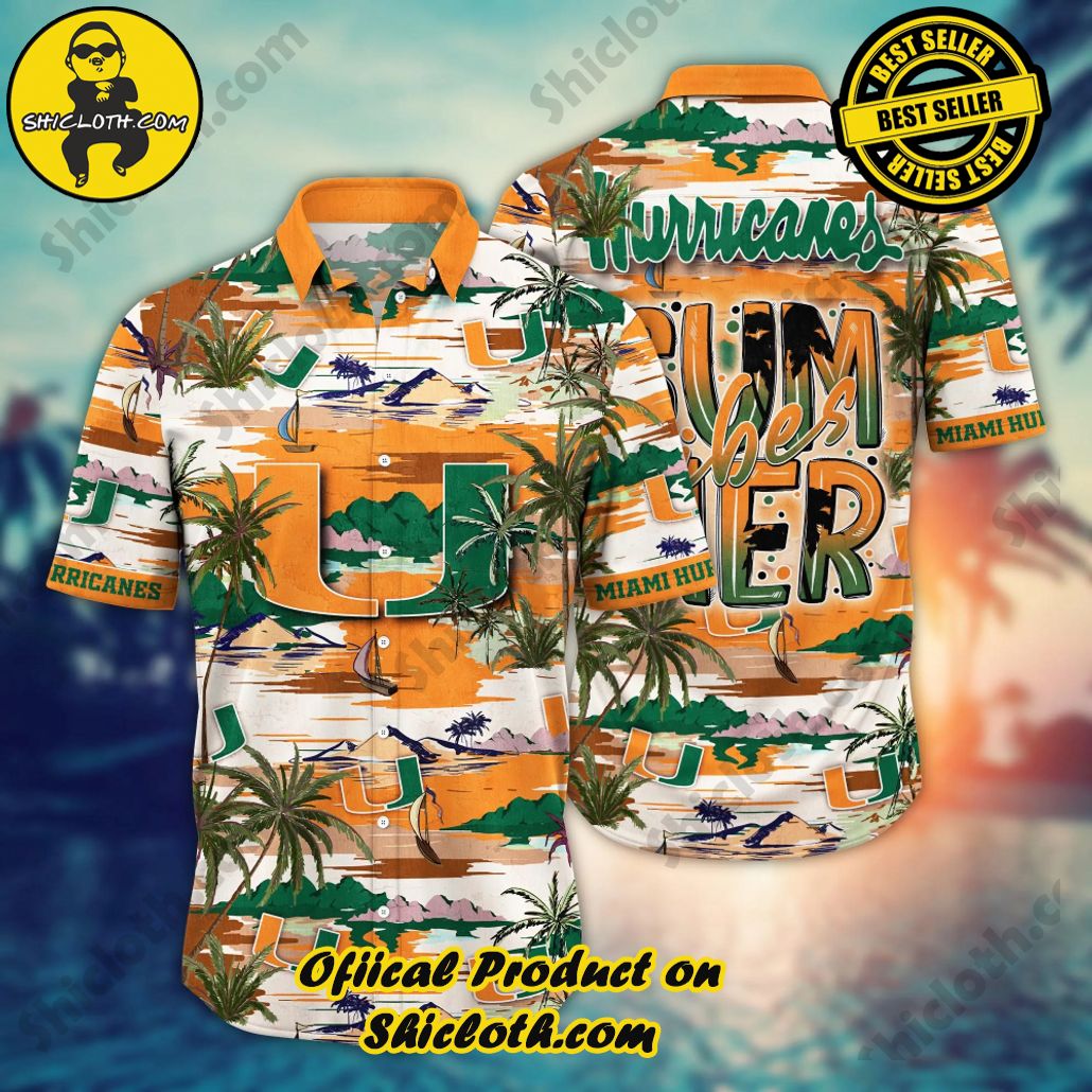 Miami Hurricanes Hawaiian Shirt Custom