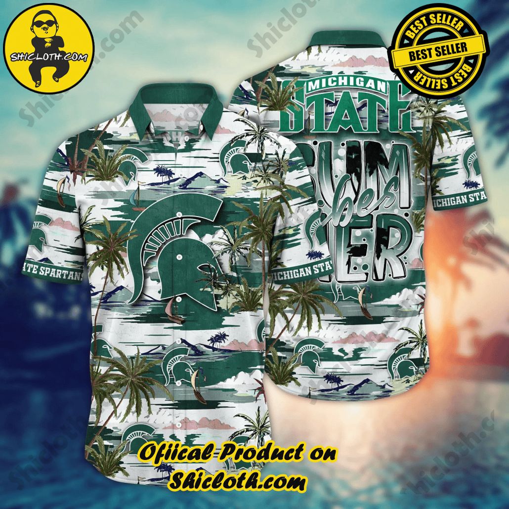 Michigan State Spartans Hawaiian Shirt Custom