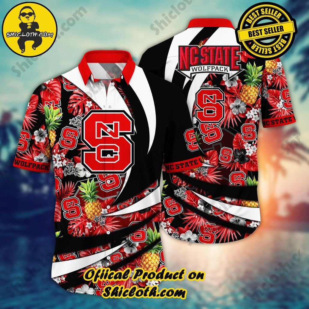 Nc State Wolfpack NCAA Hawaiian Shirt Ice-Cold Drinks Aloha Shirt