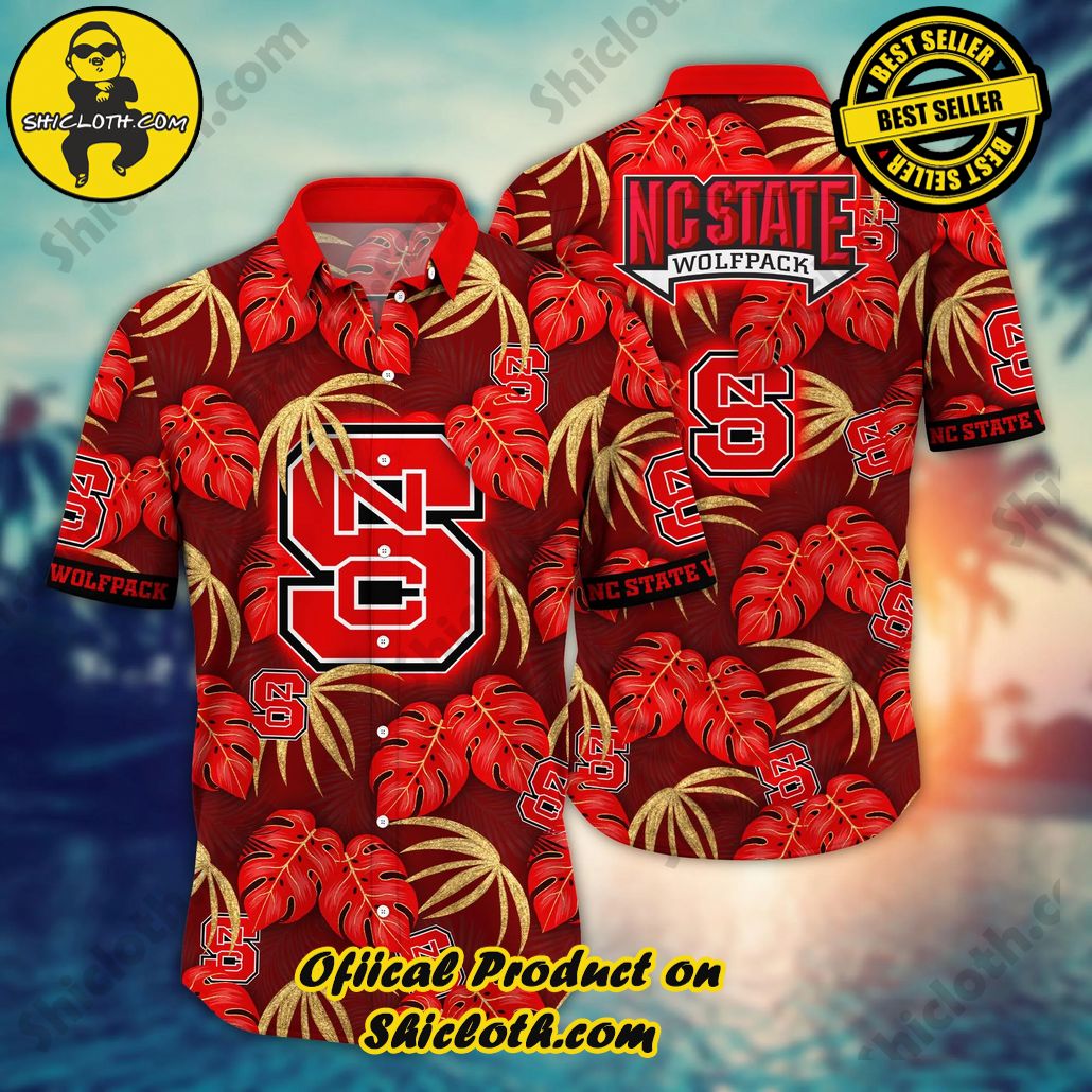 Nc State Wolfpack NCAA Hawaiian Shirt Umbrellas (For Sun) Aloha Shirt