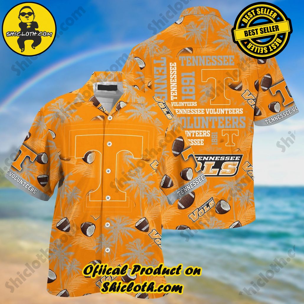 NCAA Tennessee Volunteers Coconut Orange Trendy Hawaiian Shirt Aloha Shirt