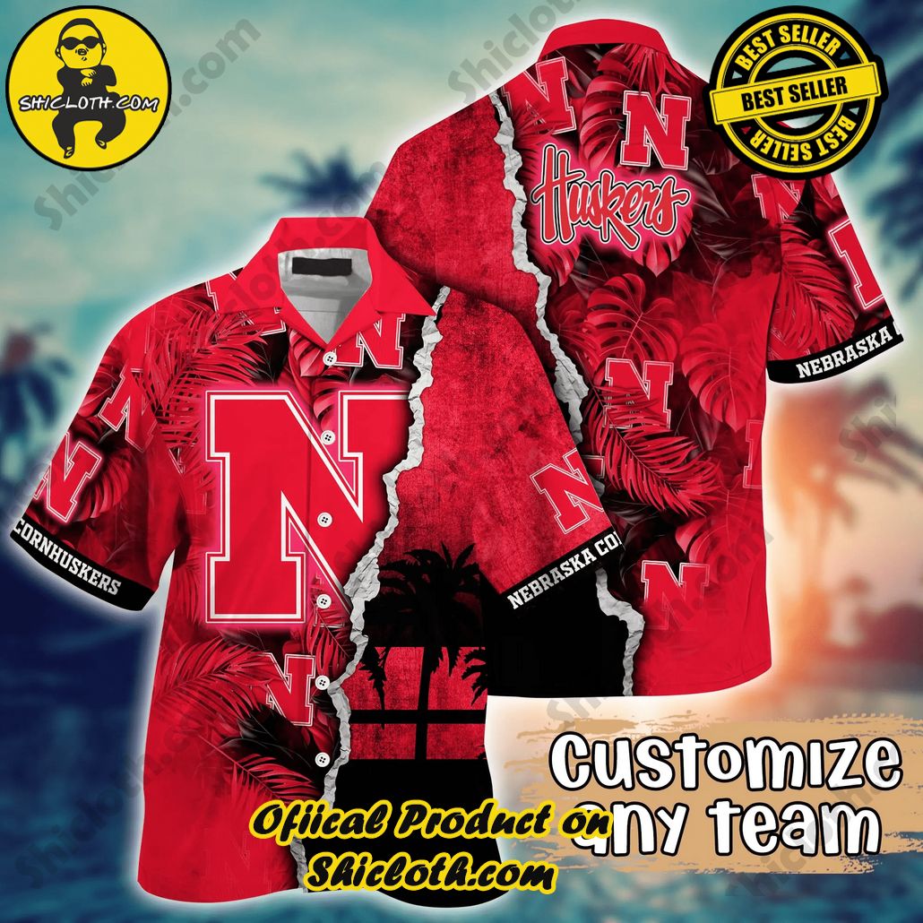 Nebraska Cornhuskers NCAA Hawaiian Shirt Custom Summertime Aloha Shirt