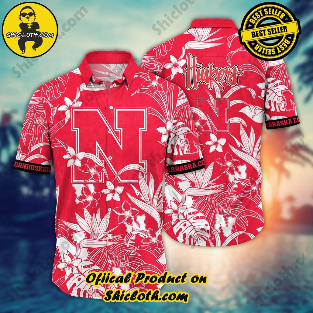 Nebraska Cornhuskers NCAA Hawaiian Shirt Swimsuitstime Aloha Shirt