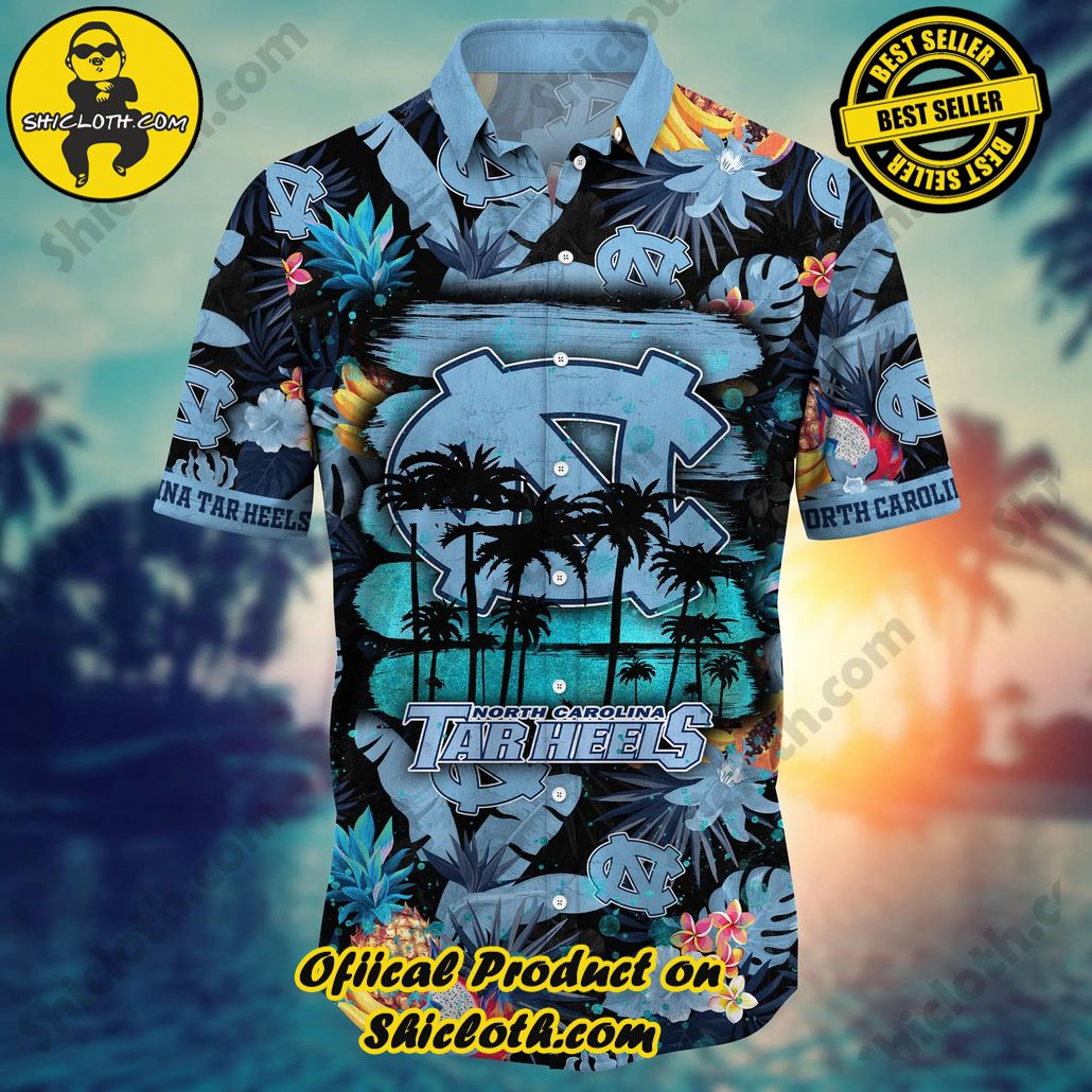 North Carolina Tar Heels NCAA Hawaiian Shirt Pool Partiestime Aloha Shirt 2 North Carolina Tar Heels NCAA Hawaiian Shirt Pool Partiestime Aloha Shirt - Image 2