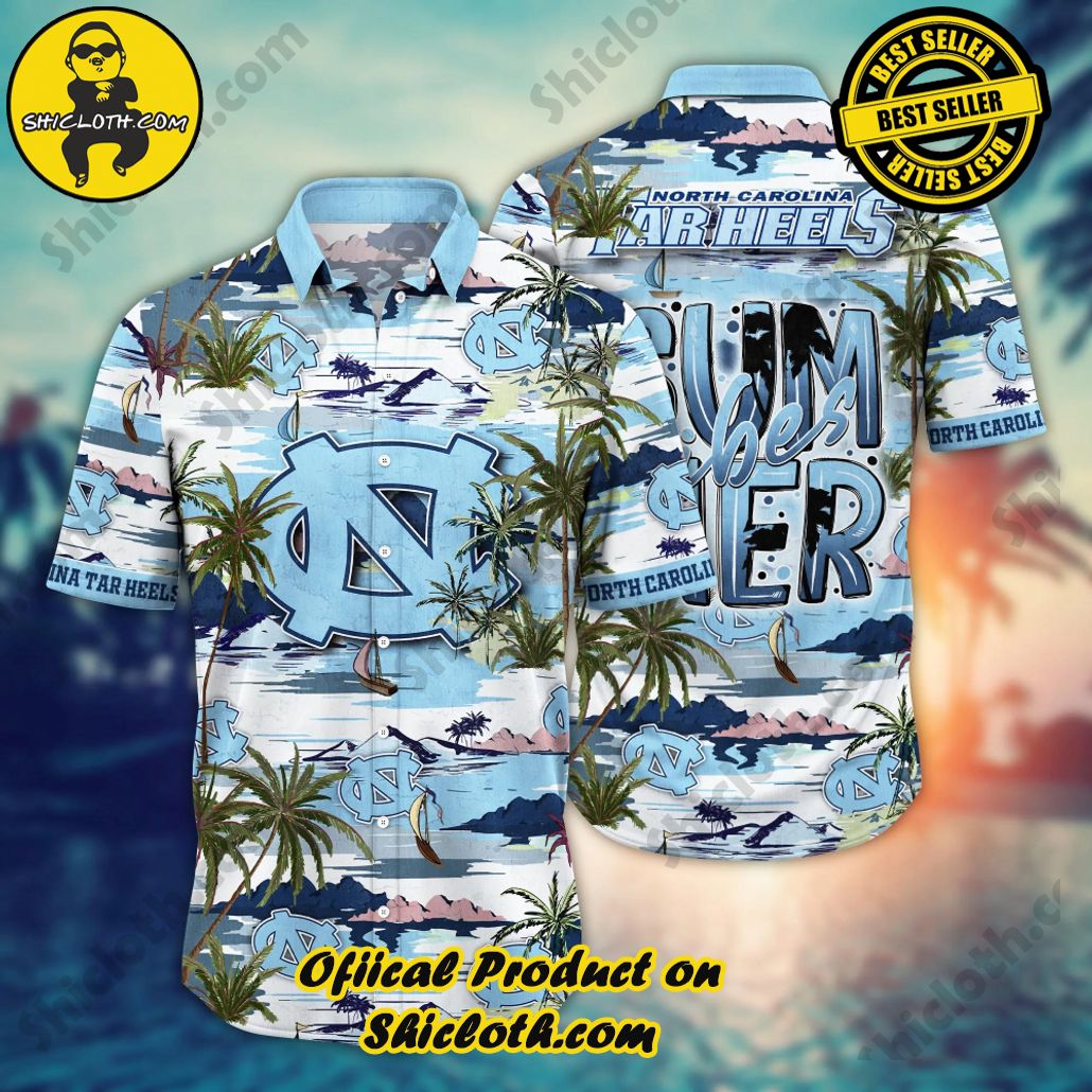 North Carolina Tar Heels Hawaiian Shirt Custom