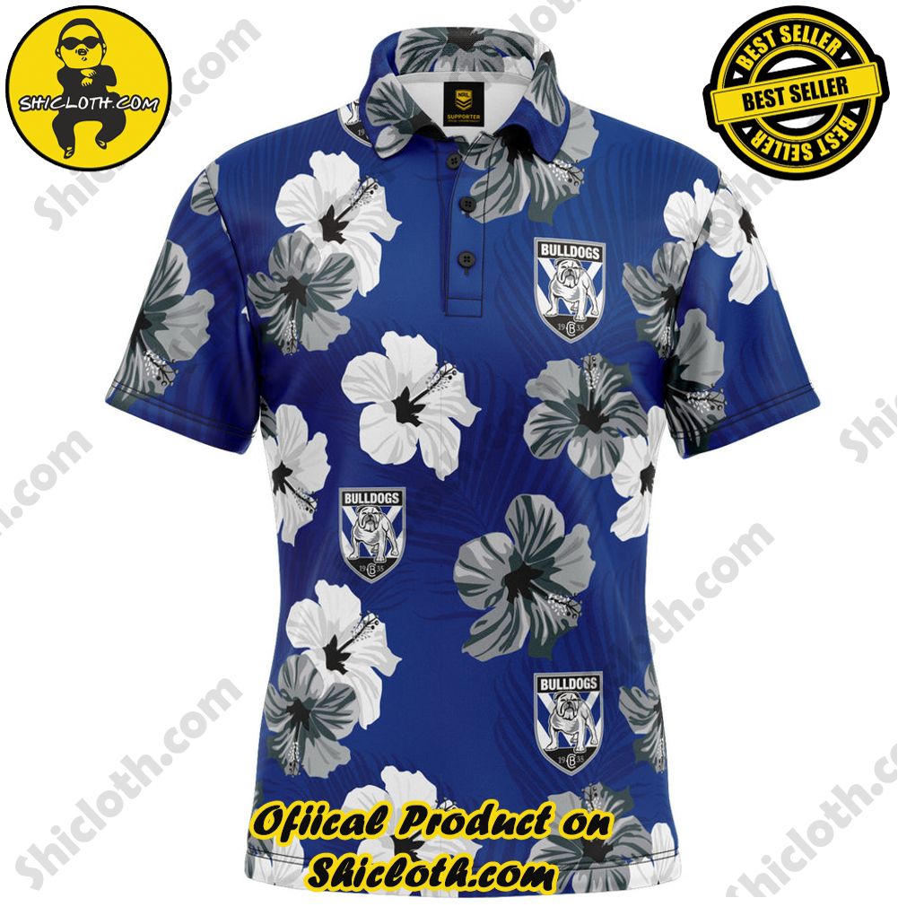 NRL Bulldogs Aloha Golf Polo
