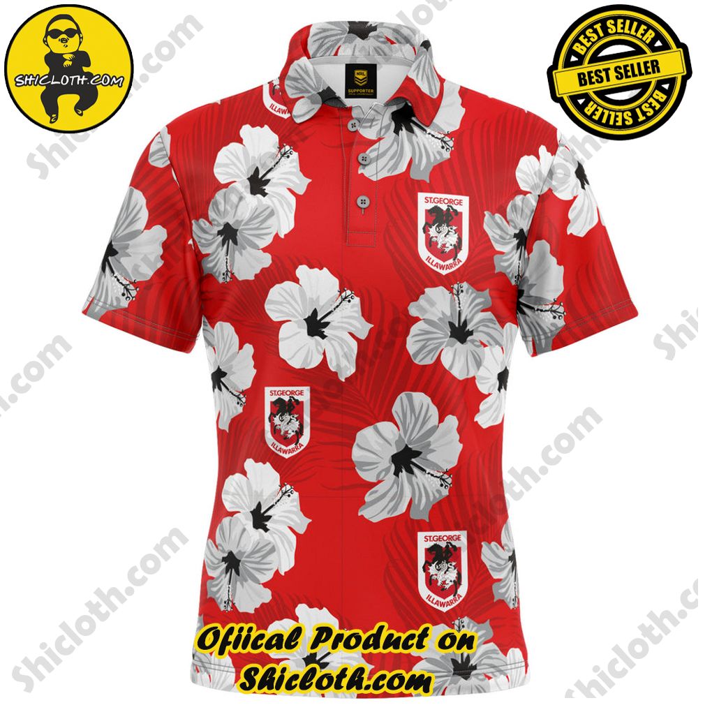 NRL Dragons Aloha Golf Polo