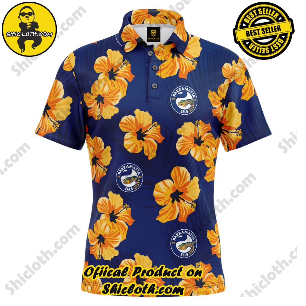 NRL Eels Aloha Golf Polo