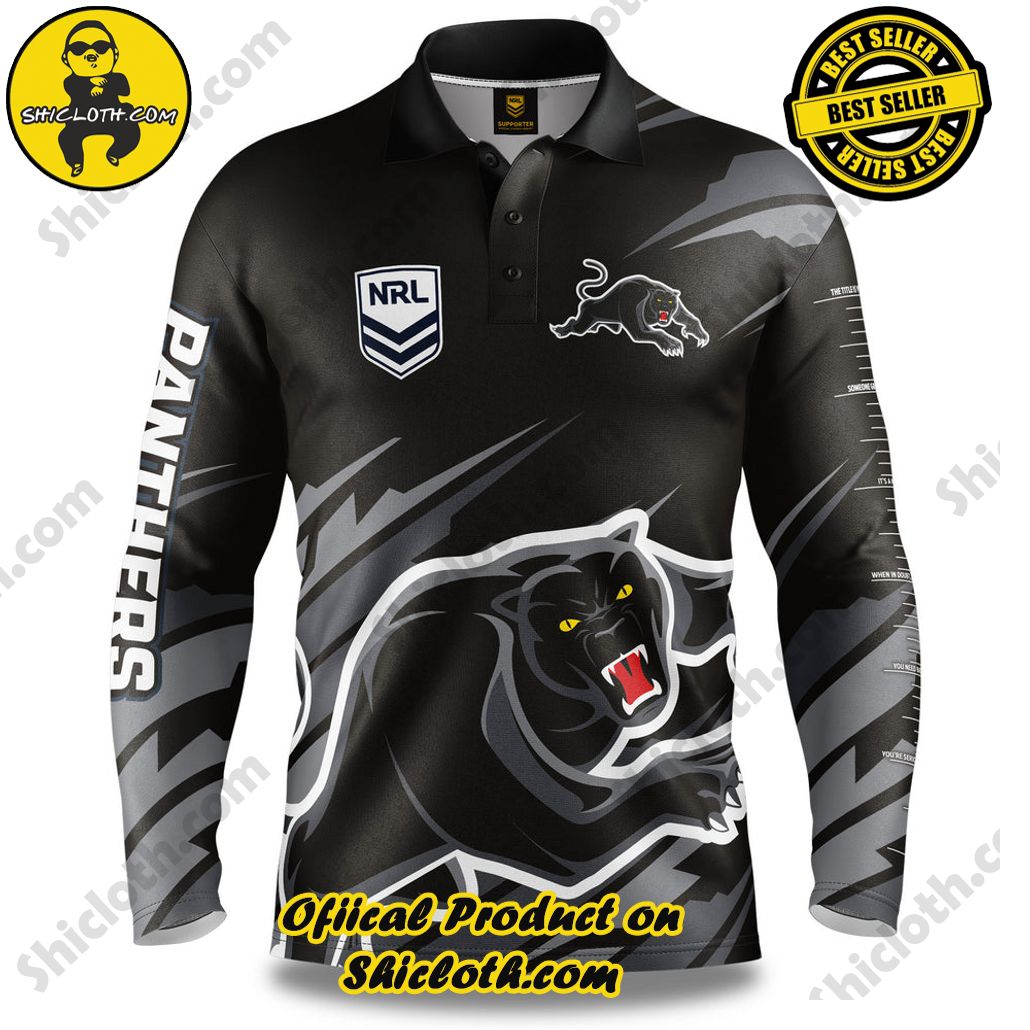 NRL Panthers Ignition Fishing Shirt - Youth
