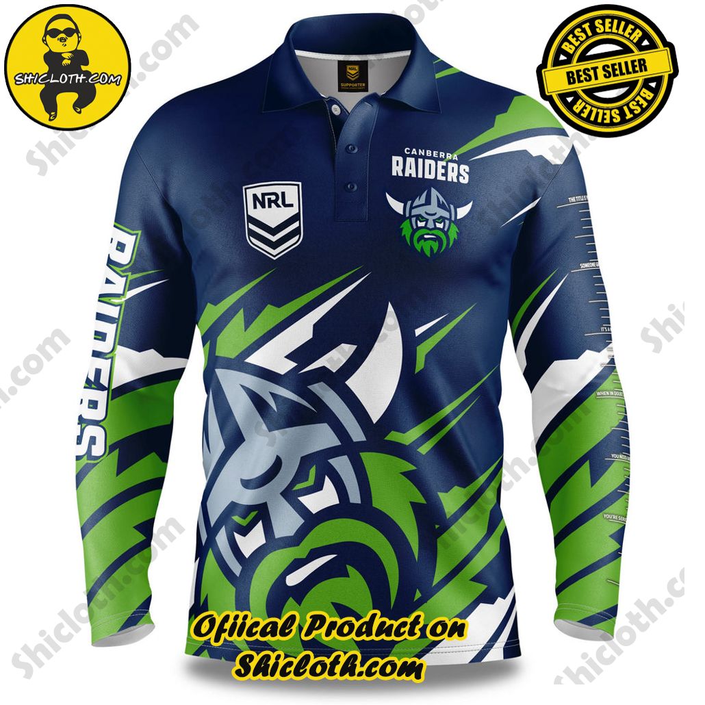 NRL Raiders Ignition Fishing Shirt