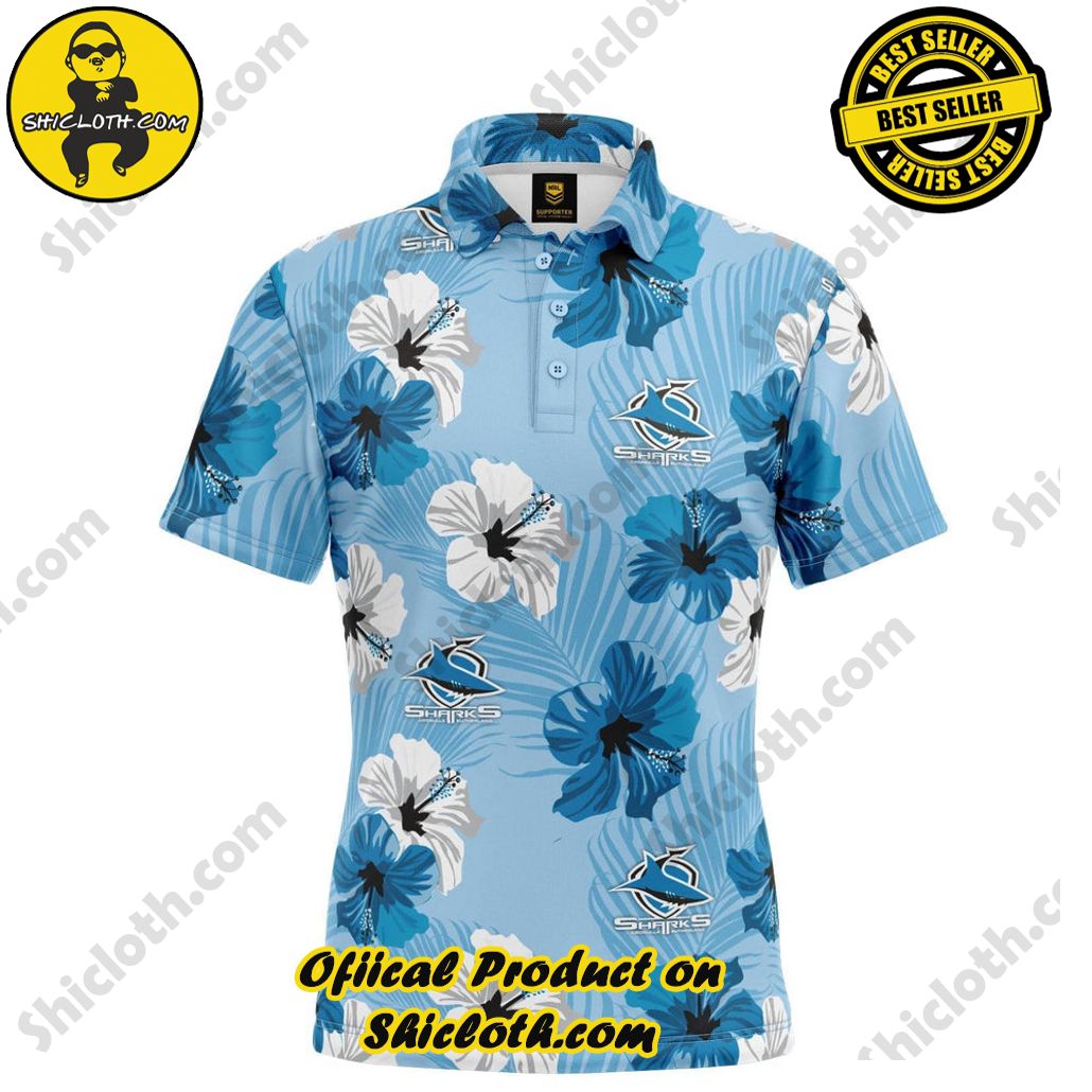 NRL Sharks Aloha Golf Polo