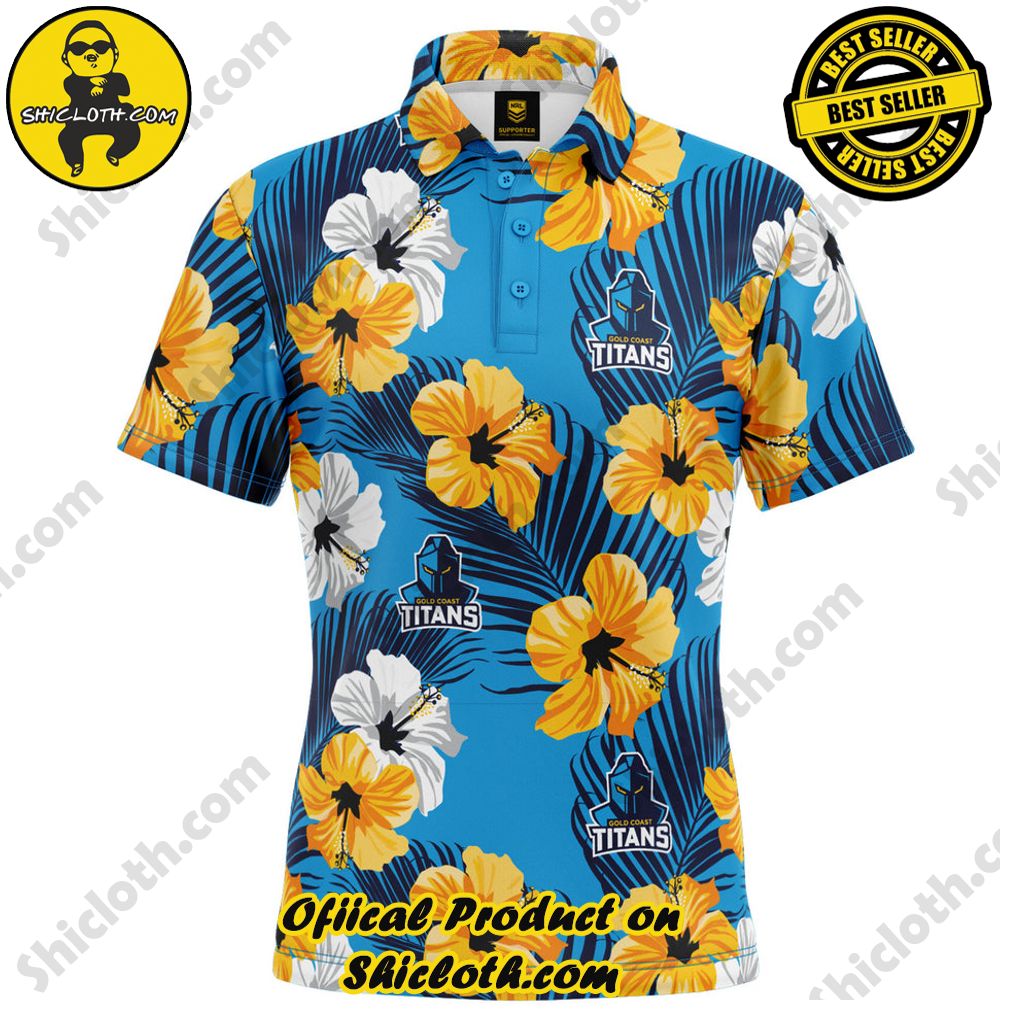 NRL Titans Aloha Golf Polo