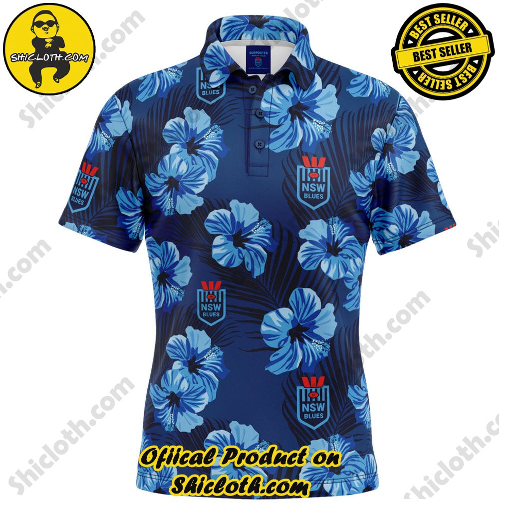 NSW Blues Aloha Golf Polo